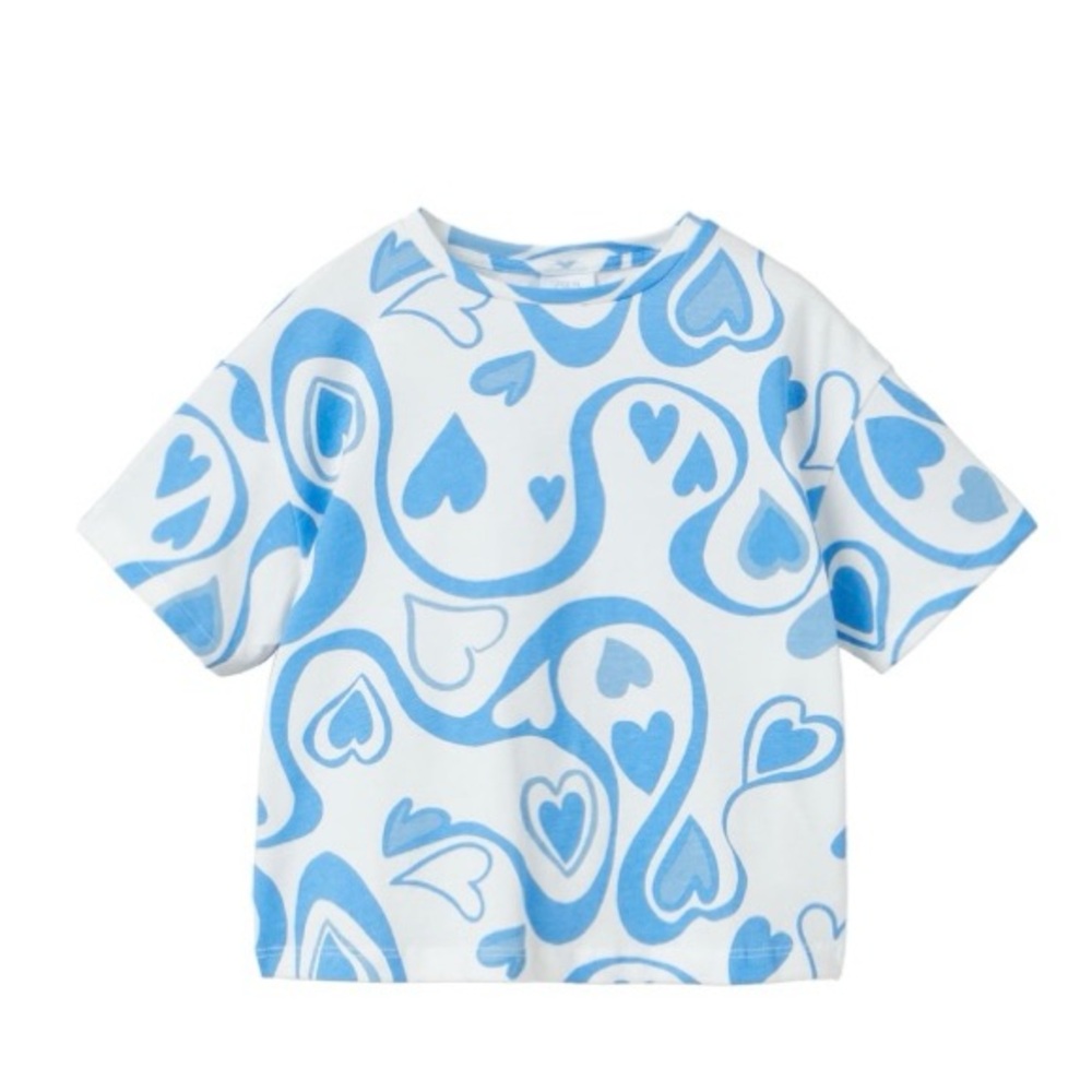 Zara girls printed tee size 13-14